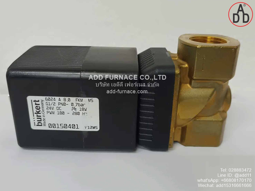 Burkert 6024 A 8,0 FKM MS (24V) (5)